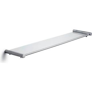 Pressalit Choice glashylde i rustfri stål 58,8x13,5 - matteret glas