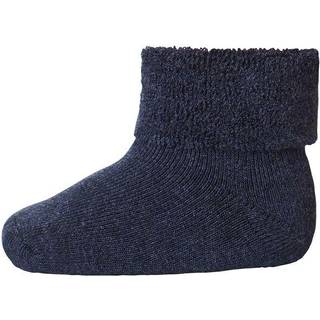 MP Denmark - MP Bomulds Anti-Slip Ankle strømper - Navy - 19-21