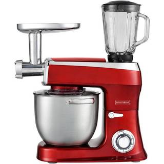 Royalty Line 3-i-1 Køkkenmaskine 2100W / 7.5L Hakker/Blender/Røre - Rød