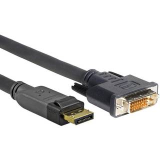 Vivolink DP - DVI Displayport til DVI kabel, sort | 15 meter | PRIS-MATCH