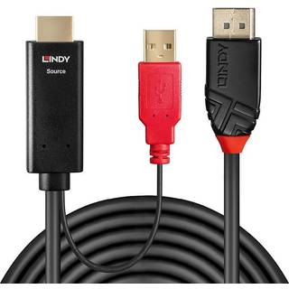 LINDY 1m  HDMI  to  DisplayPort  Adapter  Cable
