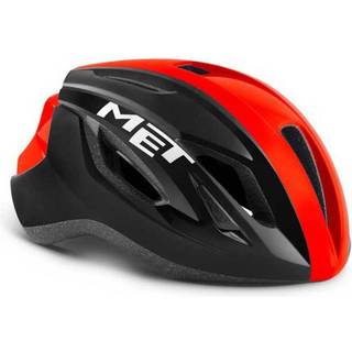 Met Strale Sort/Gul Aerodynamisk Hjelm - Hjelmstørrelse 58-61 cm
