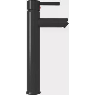 blandingsbatteri til badeværelse 12x30 cm sort