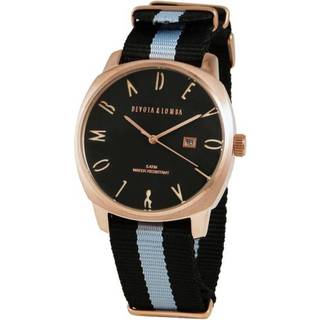 Mænds Devota & Lomba DL008MSPBK-GR-03BLACK Ur (Ø 42 mm)