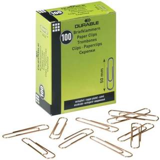 DURABLE Plastikclips Durable 50 mm, 100 stk. 4005546104522