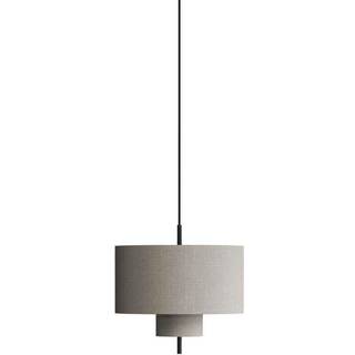 New Works - Margin Pendant Lamp 50 cm - Pendellamper - John Astbury - Beige,Sort