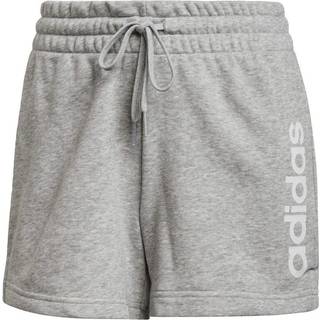Essentials Slim Logo shorts - Medium Grey Heather / White