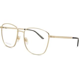 Gucci Kvinde GG0804O 001 Optiske stel Metal Guld Firkantet