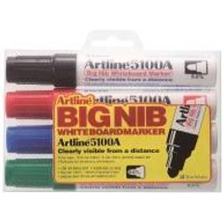 Artline whiteboard marker 5100A BIG 4-sæt