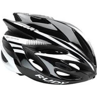 Rudy Project Rush cykelhjelm, shiny azur/neonlime - Small (51-55 cm)