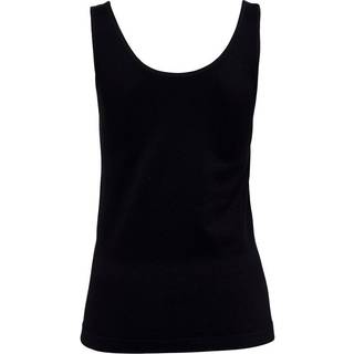 Decoy top med brede stropper, dame, sort, str. large