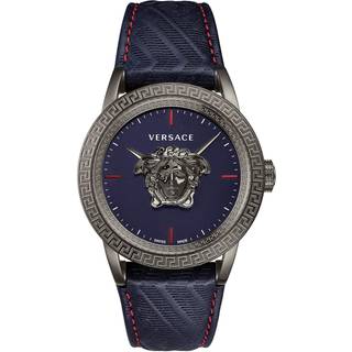 Versace VERD00118 Palazzo 43mm Blå/Læder Ø43 mm