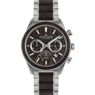 Jacques Lemans 1-2115I Eco Power Solar Brun/Stål Ø44 mm