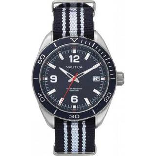 Nautica NAPKBN001 Blå/Tekstil Ø46 mm