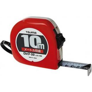 Tajima Hi Lock båndmål, 22 mm, rød - 10 meter