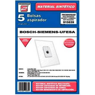 Tecnhogar Bosch/Siemens/Ufesa Støvsugerposer - 5 stk