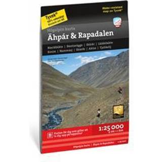 Calazo förlag Högalpin karta Ähpar & Rapadalen 1:25.000 NoColour, OneSize