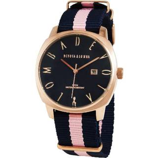 Unisex Devota & Lomba DL008MSPBL-PK-03BLUE Ur - Elegant og Stilfuld (Ø 42 mm)
