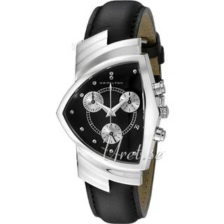 Hamilton H24412732 American Classic Ventura Sort/Læder