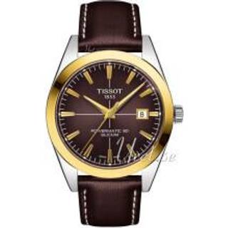 Tissot Gentleman guldur med læderrem