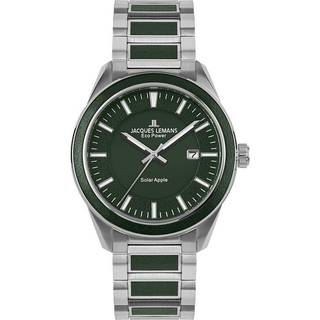 Jacques Lemans 1-2116E Eco Power Apple Herrenuhr 40mm 10ATM