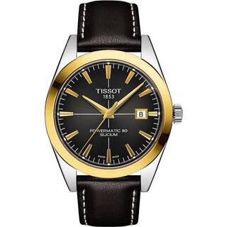 Tissot T927.407.46.061.01 Silicium Sort/Læder Ø40 mm