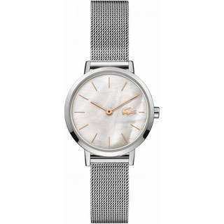 Lacoste 2001121 Moon Mother Of Pearl Dial Silver Tone Mesh Bracelet Watch - W84124