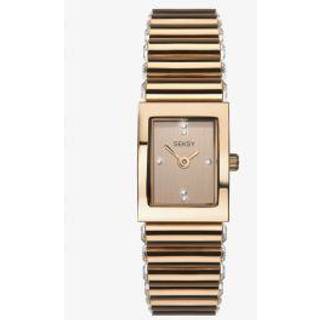 Seksy 2868 Edge Rose Gold Plated Bracelet Watch - W33193