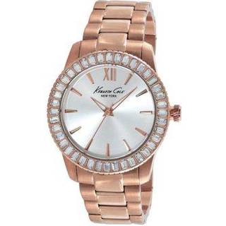 Kenneth Cole IKC4991 Sølvfarvet/Rosaguldtonet stål Ø39 mm