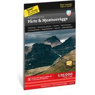Calazo förlag Högalpin karta Pårte & Njoatsosvágge 1:25.000 NoColour, OneSize