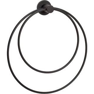 Hübsch Loop Håndklædeholder - Sort