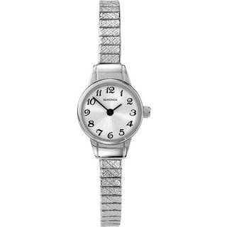 Sekonda Classic Quartz Silver Dial Expander Stainless Steel Bracelet Ladies Watch 4472