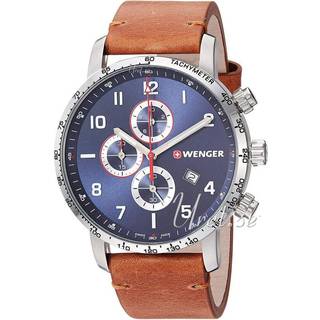 Wenger 01.1543.108 Attitude Chonograph Herrenuhr 44mm 10ATM