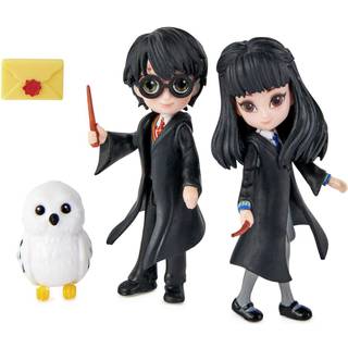 Wizarding World Magical Minis Harry Potter og Cho Chang Friendship Set med Creature Kids Toys i alderen 5 ?r og op