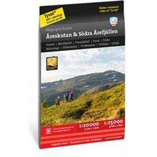 Calazo förlag Högalpin karta: Åreskutan & södra Årefjällen 1:20.000 NoColour, OneSize