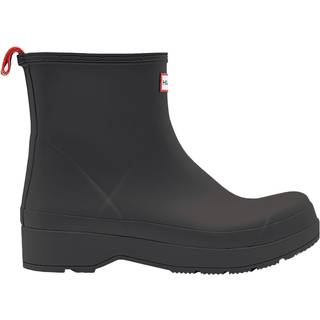 Hunter Boots Original Play Boot Short Gummistøvler Herrer størrelse 39 farve grå/sort