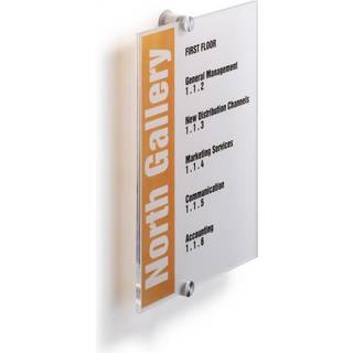 Durable Crystal sign 210x297mm a4 klar