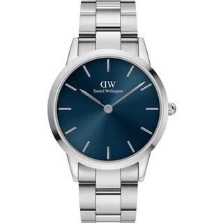 Daniel Wellington Iconic Link Arctic dameur med stållænke 36 mm