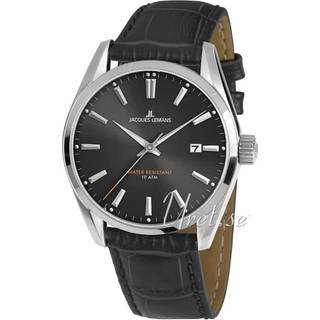 Jacques Lemans 1-1859A Derby Grå/Læder Ø40 mm