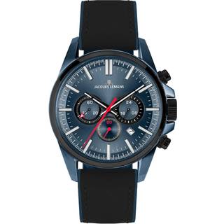 Jacques Lemans 1-2119C Liverpool Chronograph Herrenuhr 44mm 10ATM
