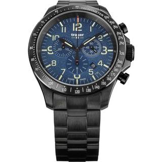 Traser H3 109462 P67 Officer Chronograph Blue Steel Herrenuhr 46mm 10ATM