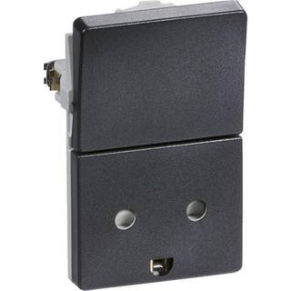 LK Fuga Stikkontakt Med Jord 1 1/2 Modul, 2p Koksgrå - 501D80141L