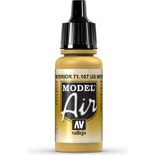 Vallejo Model Air 17Ml Us Interior Yellow [Levering: 1-2 dage]