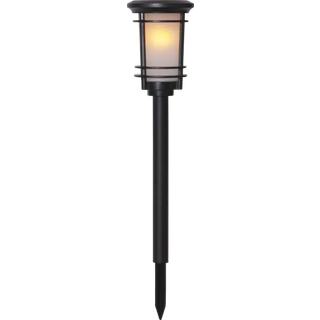 Star Trading - Solar Cell Lighting - Solar Cell Roller Flame - Sort - 53 cm