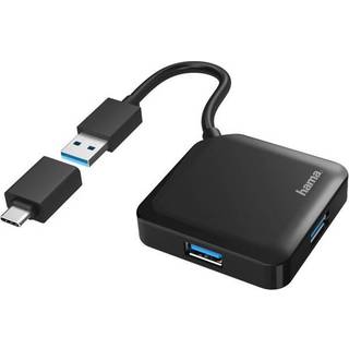 Hama USB / USB-C Hub - 4 vejs