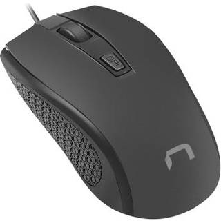 Natec Hoopoe 2 - mouse - USB 2.0 - black - Mus - Optisk - Sort
