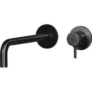 QTOO Håndvaskarmatur til indbygning 250mm tud - Poleret charcoal