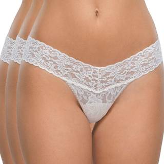 Hanky Panky Low Rise Thong - White - One Size
