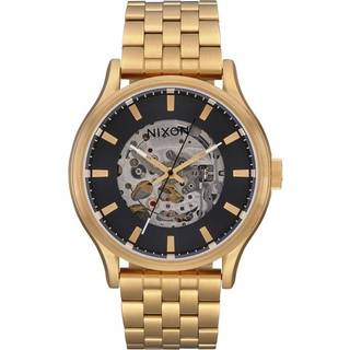 Nixon A1323-010 The Spectra Sort/Gul guldtonet stål Ø40 mm