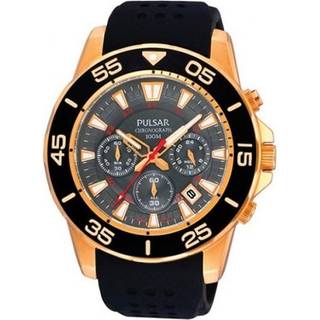 Herre Pulsar Sort Ur (Ø 45 mm)